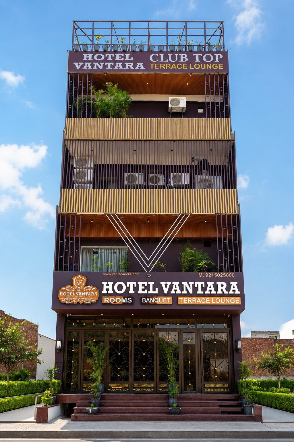 Hotel Vantara rooms and interiors